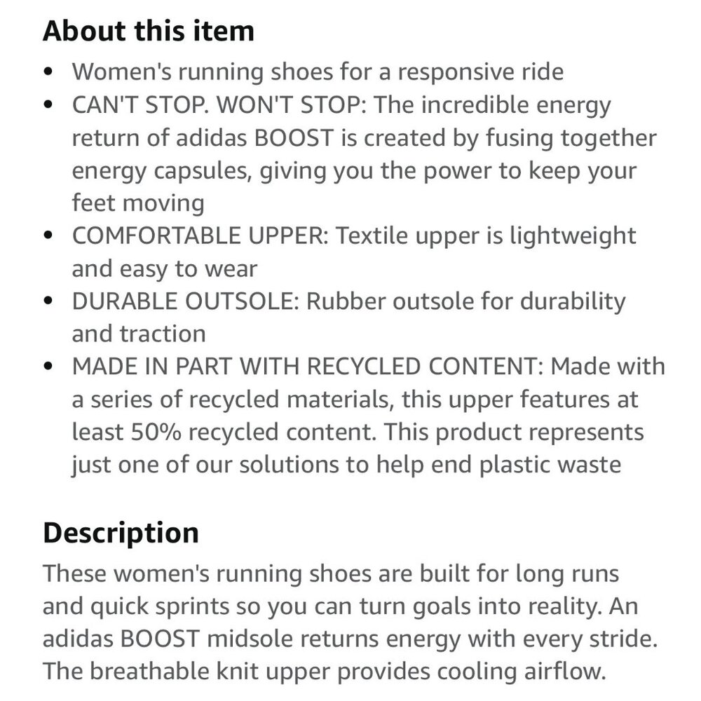 NWT Adidas AlphaBoost V1 Sneakers Women's 10 Crew Blue Lucid Pink - Picture 7 of 15